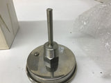 National T3B02-27 Thermowell Thermometer 0-250F -20 - 120 C