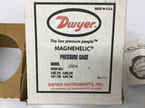 Dwyer 2004 Magnehelic 0-4 Inches Of Water Range Air Pressure Gauge