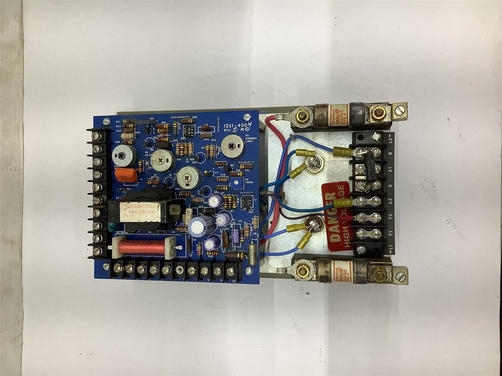 Wer industrial 1683-8004 ES123 5 Hp 230 Vac Single Phase 32.6 Amps
