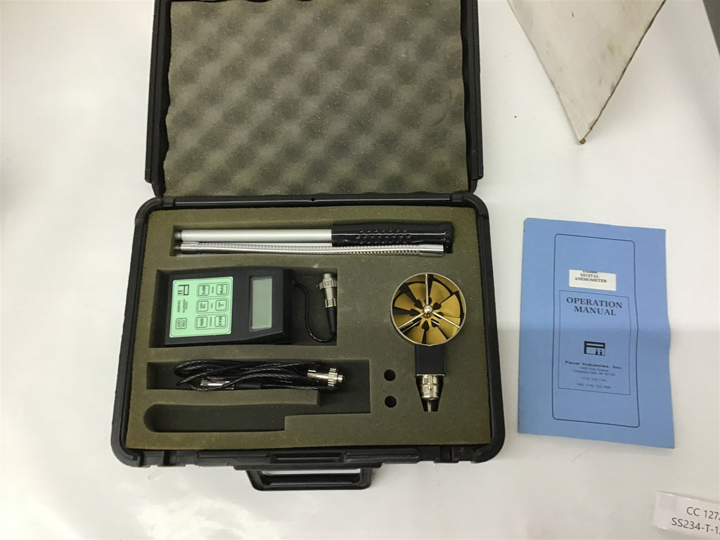 Pacer DA4000 Digital Anemometer Air Velocity Kit