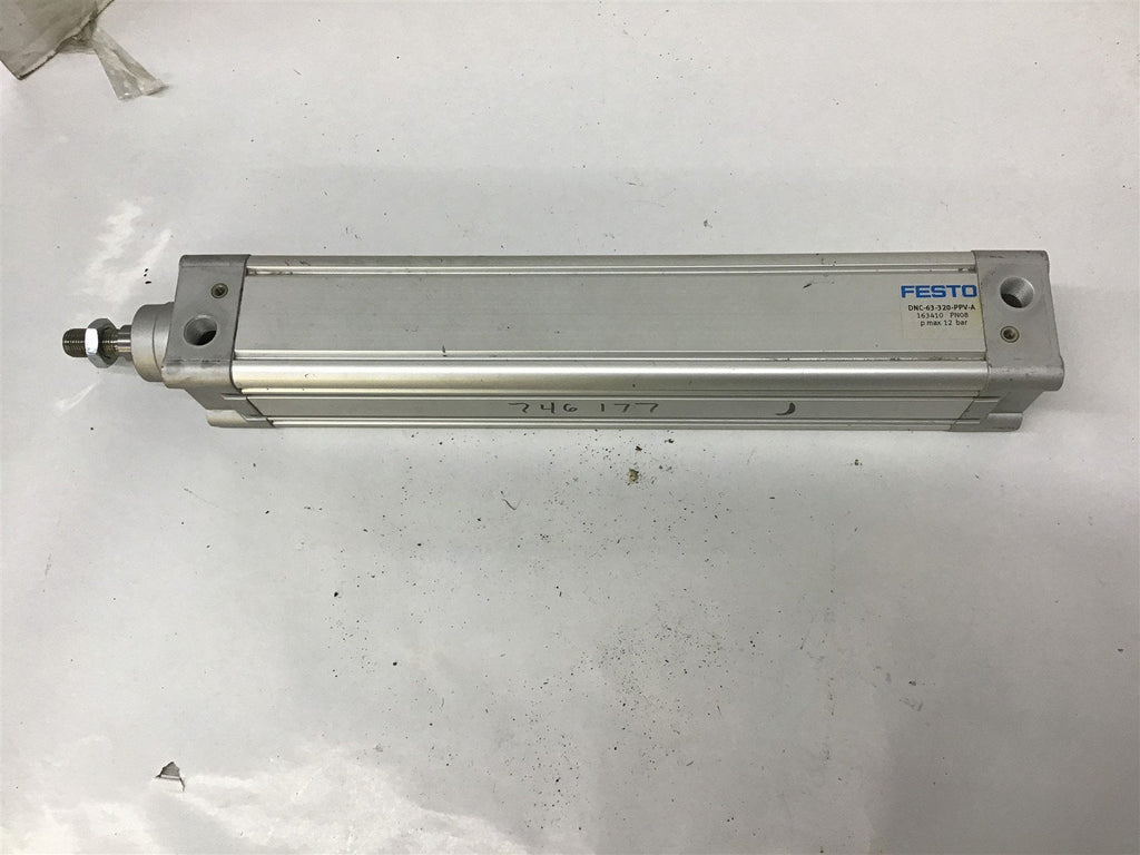 Festo DNC-63-320-PPV-A 12 BAR 103/123" OD RAM X 13" LPneumatic Cylinder