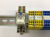 Allen-Bradley Terminal Blocks mounted on din Rail