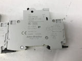 Allen Bradley 1492-SP1C160 16A Single Pole Circuit Breaker Lot Of 2