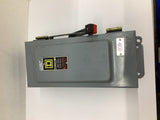 Square D HU361AWK Single Throw Non Fusible Safety Switch 30 Amp 600 Volts