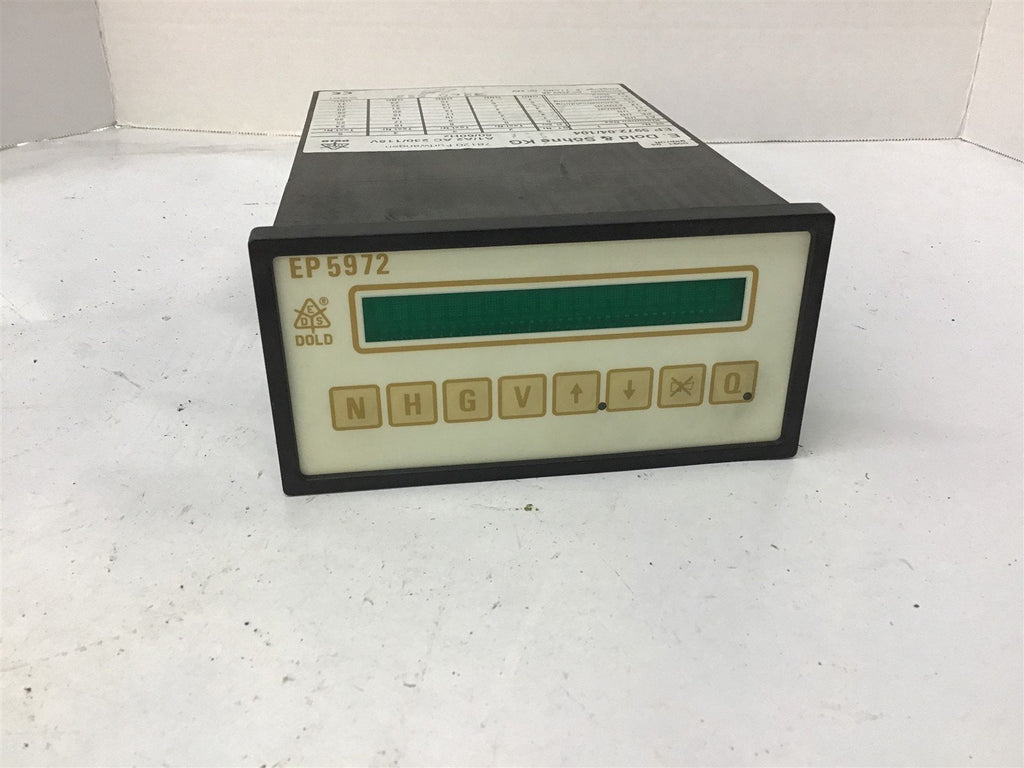 E. Dold & Sohne KG EP 5972.04/104 230/115 V