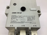 Allen-Bradley CAB6-170-El Contactor 460 Volt @ 150 HP 110..130 Volt Coil