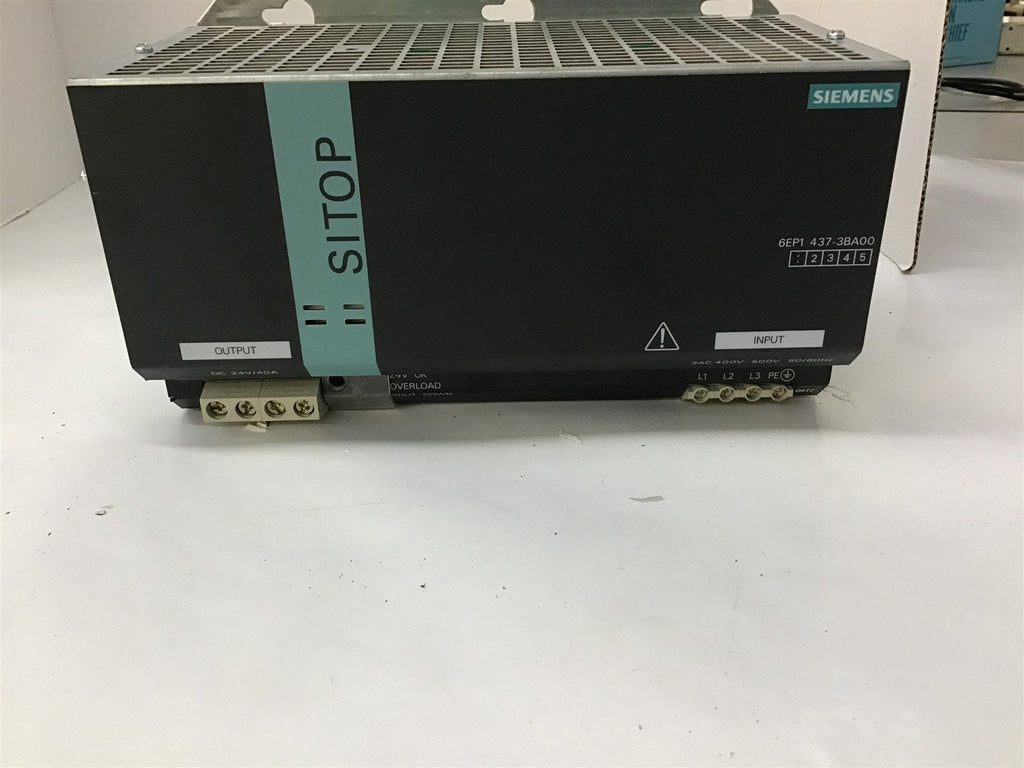 Siemens 6EP1437-3BA00 Sitop Modular Power Supply