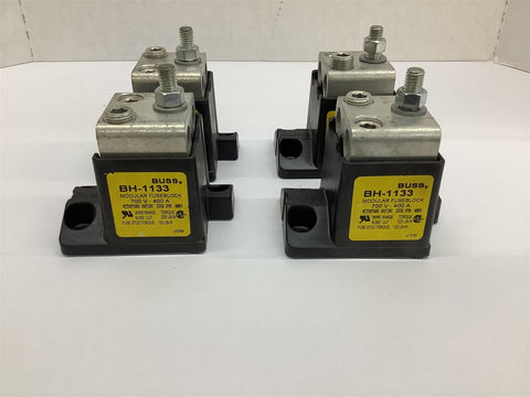 Buss BH-1133 400 Amp 700 Volts Fuse Holders Lot Of 4