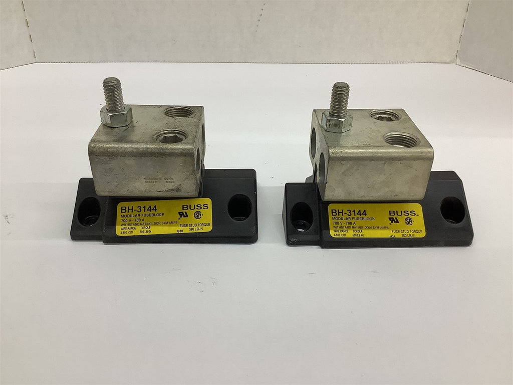 Buss BH-3144 700 Amp 700 Volts Fuse Holders Lot Of 2