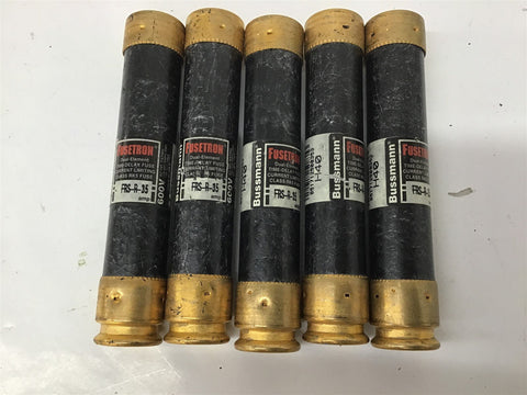 Bussmann Fuse Tron FRS-R-35 35A 600V Fuse Lot Of 5