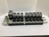 Allen-Bradley 140M-C2E-C10 B 18-25 Amp Manual Motor Starters W/ 8 ea 6.3-10 Amp