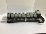 Allen-Bradley 140M-C2E-C10 B 18-25 Amp Manual Motor Starters W/ 8 ea 6.3-10 Amp