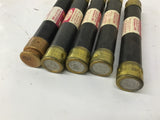 Fuse Tron FRS-R-6 1/4 6-1/4 A 600V Fuse Lot Of 5