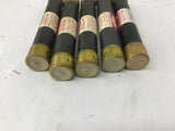 Fuse Tron FRS-R-6 1/4 6-1/4 A 600V Fuse Lot Of 5