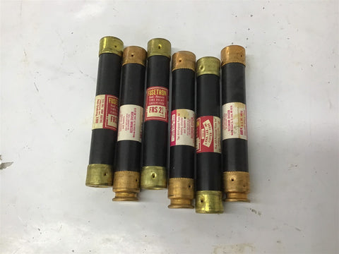 Assorted Fuses 2 8/10 and 2 1/4 Amps Lot Of 6