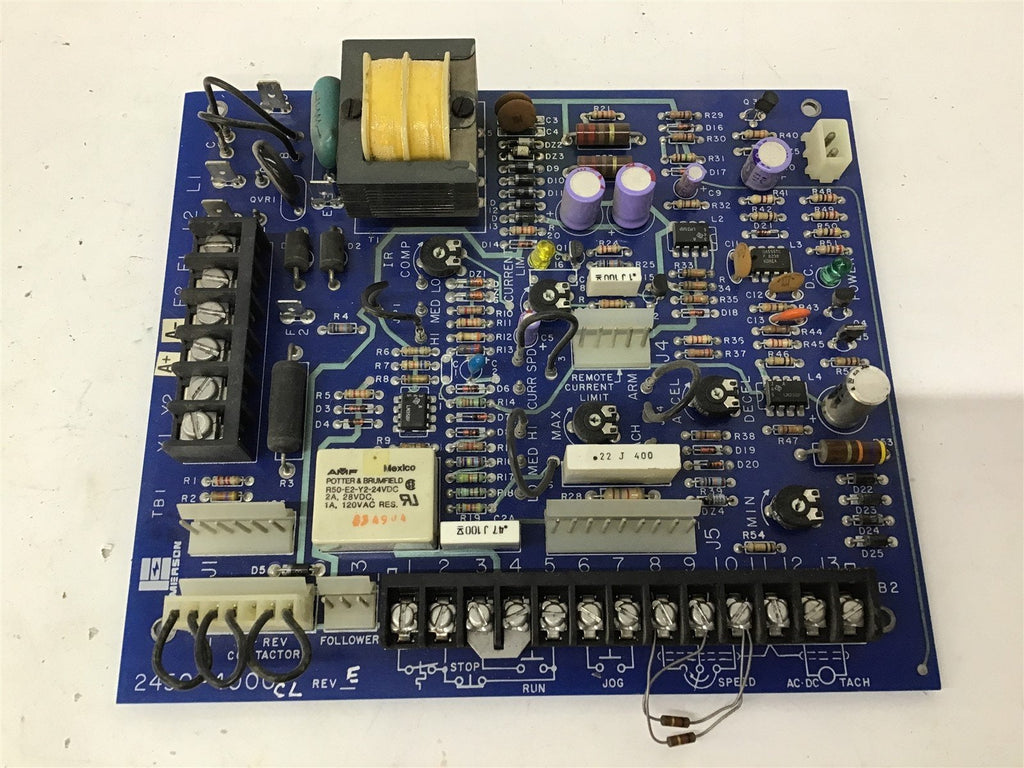 Emerson 2450-4000 CL Motor Control Drive Board REV E