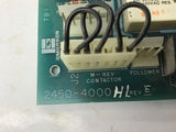 Emerson 2450-4000 HL Motor Control Drive Board REV E Electrical Board
