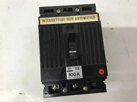 CGE TED-Y 160A MAX 100A Circuit Breaker