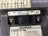 Siemens 3TB50 17-0A 600V 3 Pole 115V Coil Contactor
