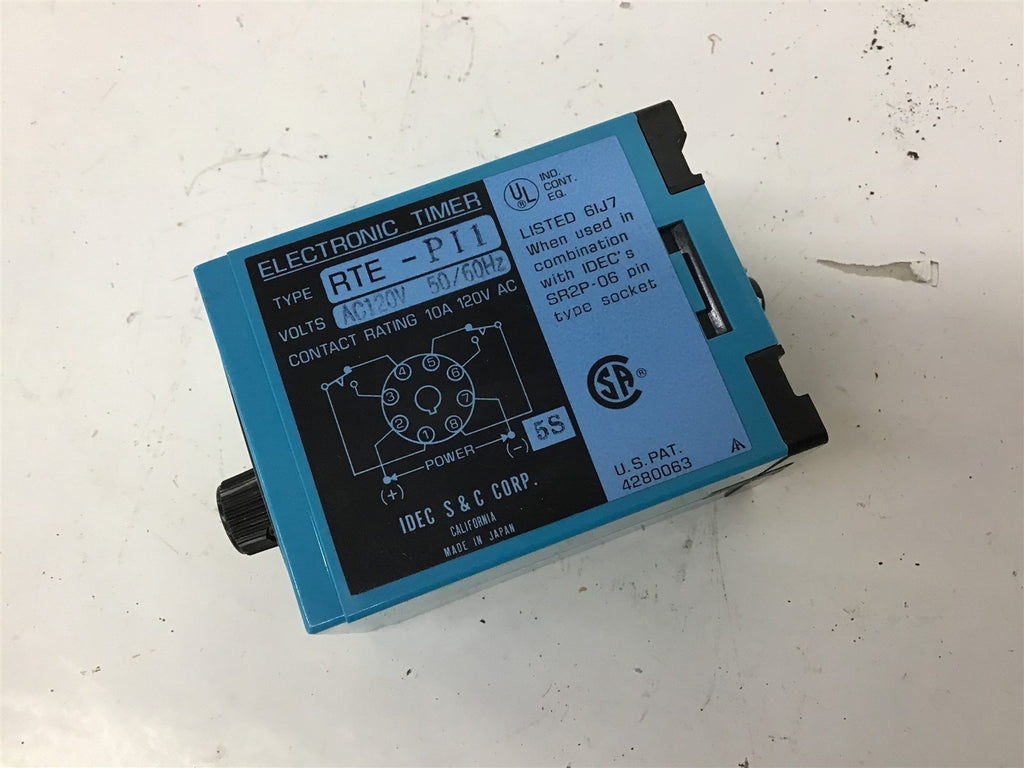 IDEC RTE-P11 120VAC Electric Timer