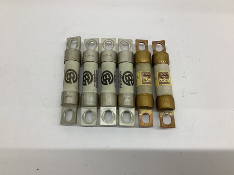 Tron Rectifier Fuse KAC-60 600 V & Bussmann FWP-60a 700 V 200kA Lot Of 6
