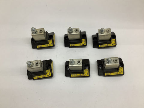 Bussmann Fuse Blocks BH-0112 200 kA 700 V 100 a 5/16" 85 lb-in Torque Lot Of 6