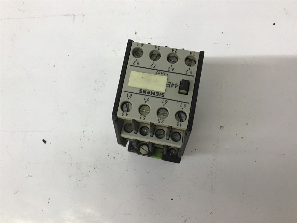 Siemens 3TH82 44-0A 115V Coil Contactor