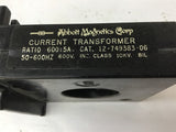 Abbot Magnectics 12-749383-06 Current Transformer 600:5A