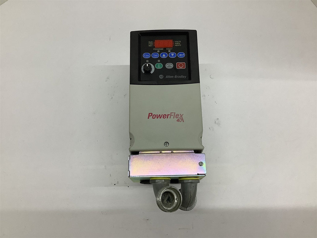 Allen-Bradley PowerFlex40 3 Phase 4.0 kW/5 HP 342-528 V 13 Amps 0-460 V 10.5 Amp