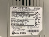 Allen-Bradley PowerFlex40 3 Phase 4.0 kW/5 HP 342-528 V 13 Amps 0-460 V 10.5 Amp