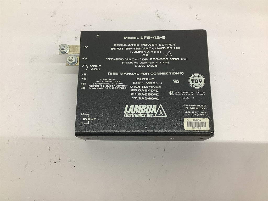 Lambda LFS-42-5 Power Supply 132 VAC 47-63 Hz 3 A