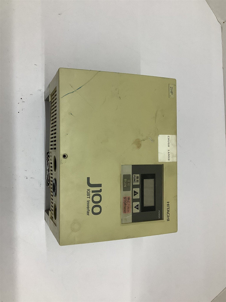 Hitachi J100-015HFU 2HP 60 Hz 400-460 V 380-460 V 4.2/3.8 A IGBT Drive