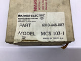Warner electric 6010-448-002 MCS 103-1 Enclosed Control