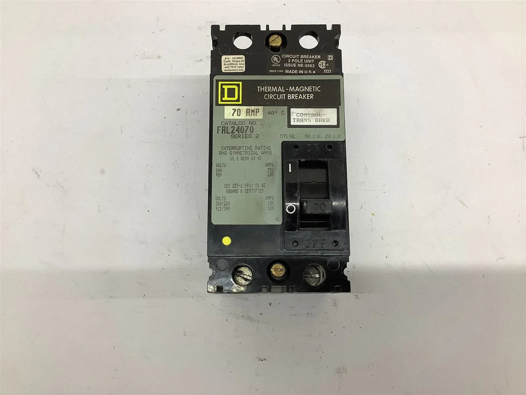 Square D FAL24070 Circuit Breaker 70 Amp