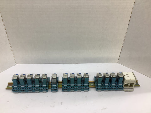 Finder 94.74 Base Socket W/ Relay 55.34.9.024.5040 5 A 250 V 24 VDC Lot of 14