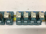 Finder 94.74 Base Socket W/ Relay 55.34.9.024.5040 5 A 250 V 24 VDC Lot of 14