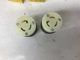 Hubbell HBL4779C Twist Lock Plug 15 A 277 Vac Lot Of 2