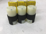 Hubbell HBL4779C Twist Lock Plug 15 Amp 277 Vac Lot Of 3