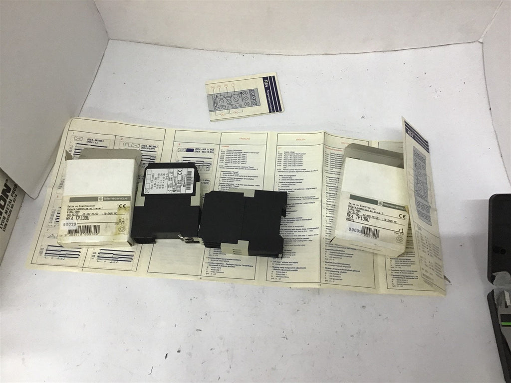 Telemecanique RE4-TP13BU Time Delay Relay Lot Of 2