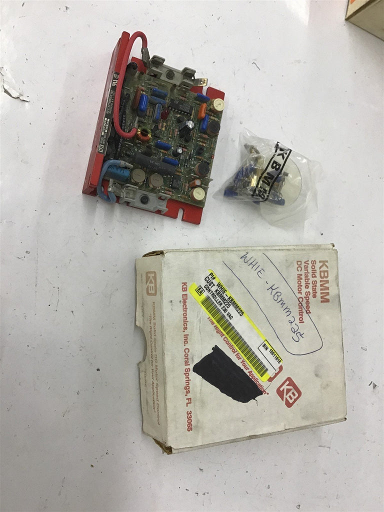 KB Electronics KBMM225 With Hardware DC Motor Speed Control