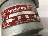 Appleton ACP6034BC Powerrite Plug 60 Amp 3 W 4 Pole