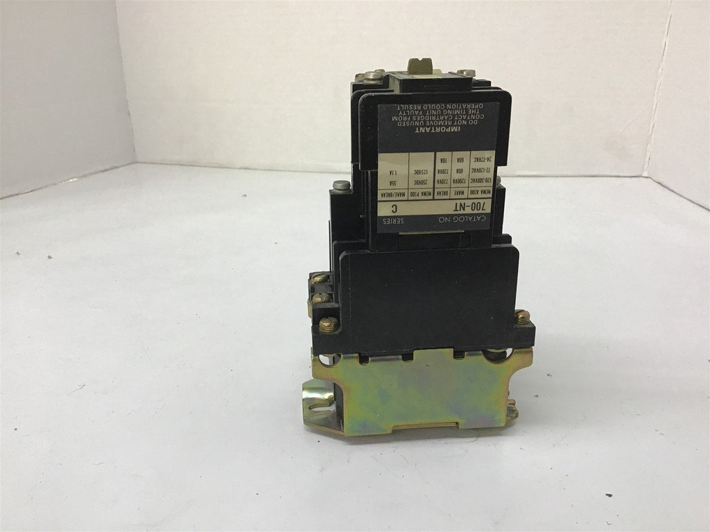 Allen Bradley 700-N200A1 Relay 60 Amp W/ 700-NT
