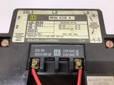 Square D 8536 SE01 Nemas Size 3 Starter 460 Volt @ 50 Hp 120 Volt Coil