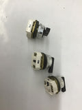 Allen Bradley 800T-J20B Selector Switch Lot Of 3