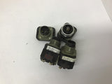Allen Bradley 800T-FXNP16A7 Push Button Missing Button Cover Lot Of 4