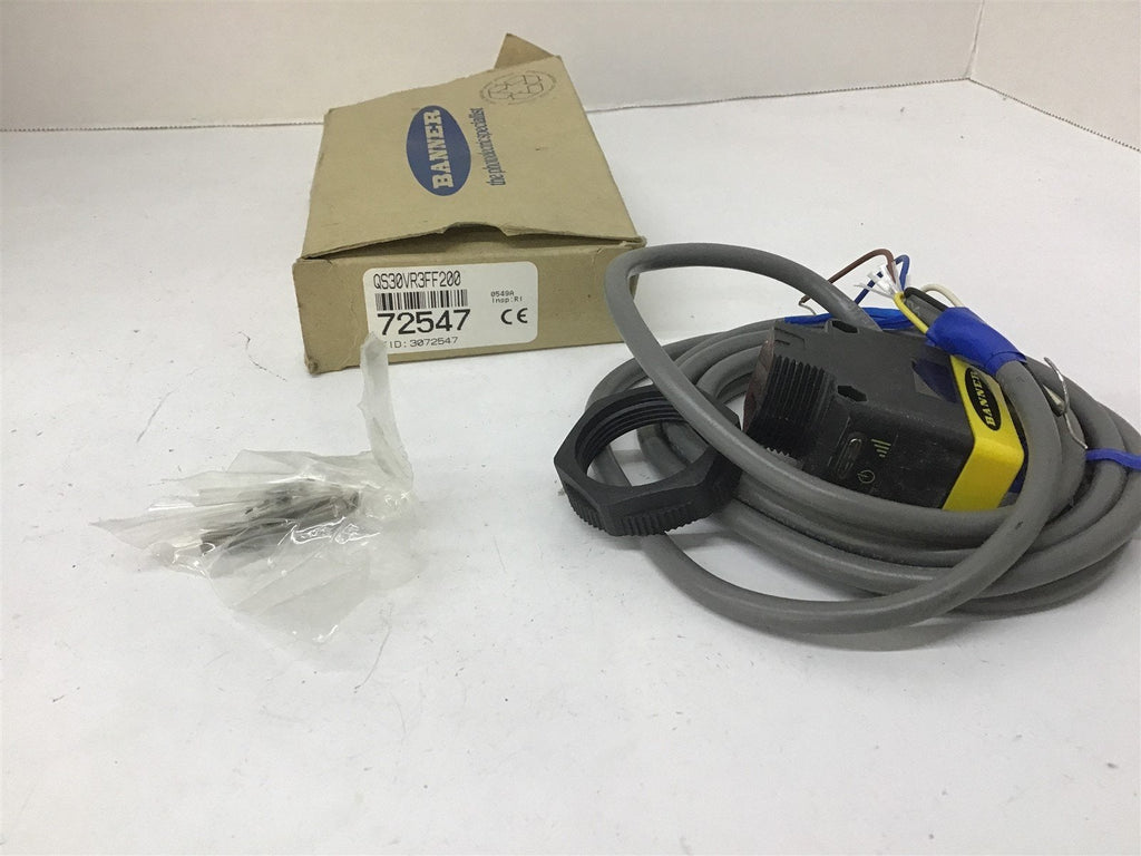 Banner QS380VR3FF200 Sensor 24-250 Vac