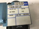 Mac 130B-591JC Solenoid Valve 150 PSI 24 Vdc 2.5 Watts