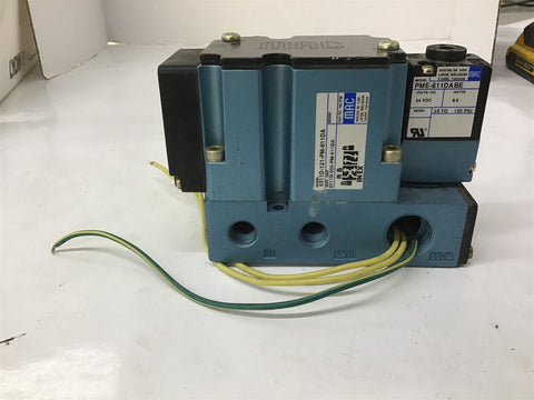 Mac 6311D-121-PM-611DA Solenoid Valve 150 PSI