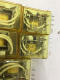 IDEC RH4B-U Relay 120 V Lot Of 5