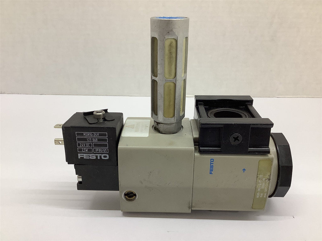 Festo HEM-M2-G1/2-10 MSN1G-24V 123 060 2.5 W IP00/65 Pressure Valve